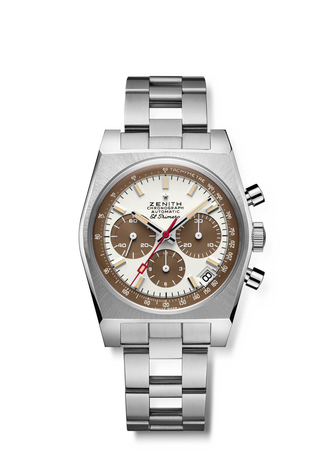 ZENITH CHRONOMASTER REVIVAL SAFARI - 37.00mm, Microblasted titanium ZENITH CHRONOMASTER REVIVAL SAFARI - 37.00mm, Microblasted titanium