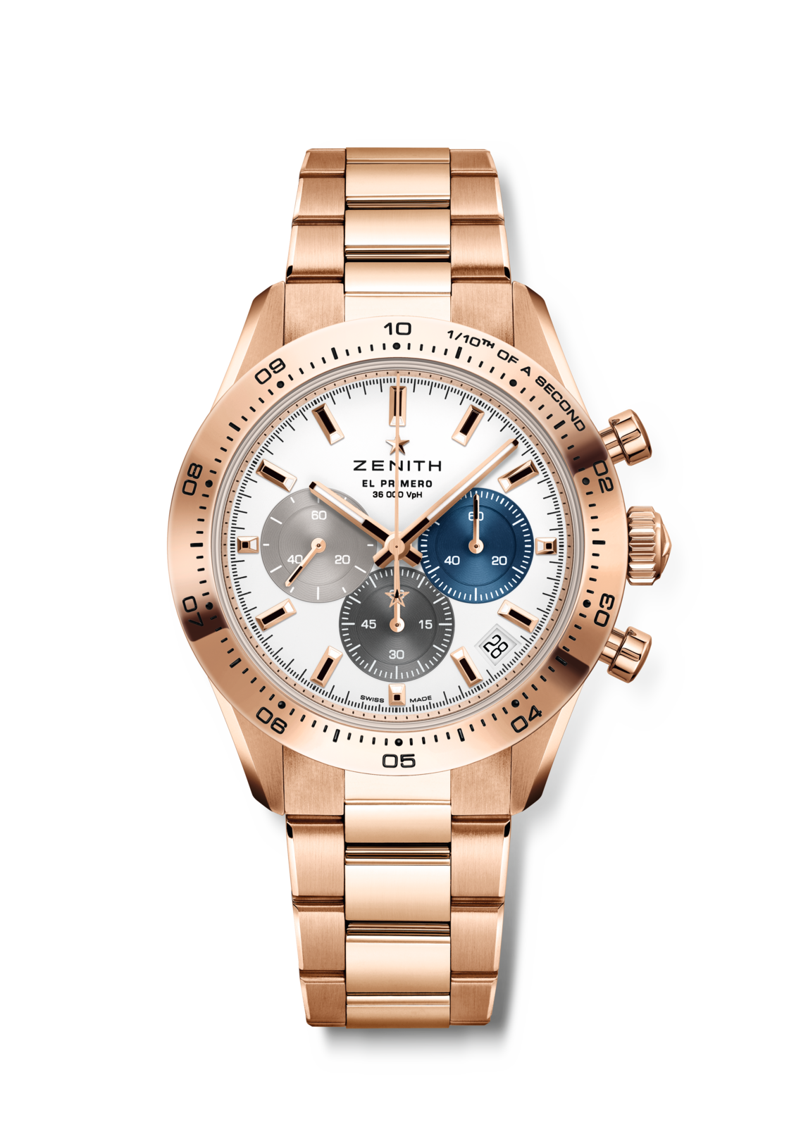ZENITH クロノマスター スポーツ - 41.00mm, 18K ローズゴールド ZENITH クロノマスター スポーツ - 41.00mm, 18K ローズゴールド