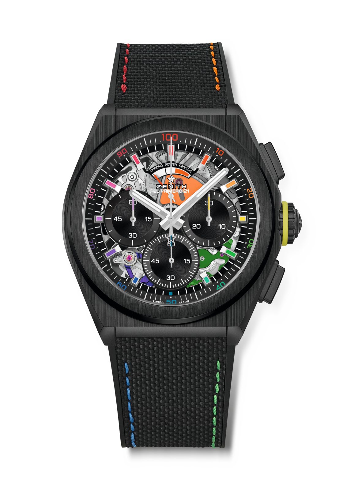 デッド☆ブル様限定 ZENITH デファイ 21 ウルトラブルー - 44.00mm, マイクロブラスト
