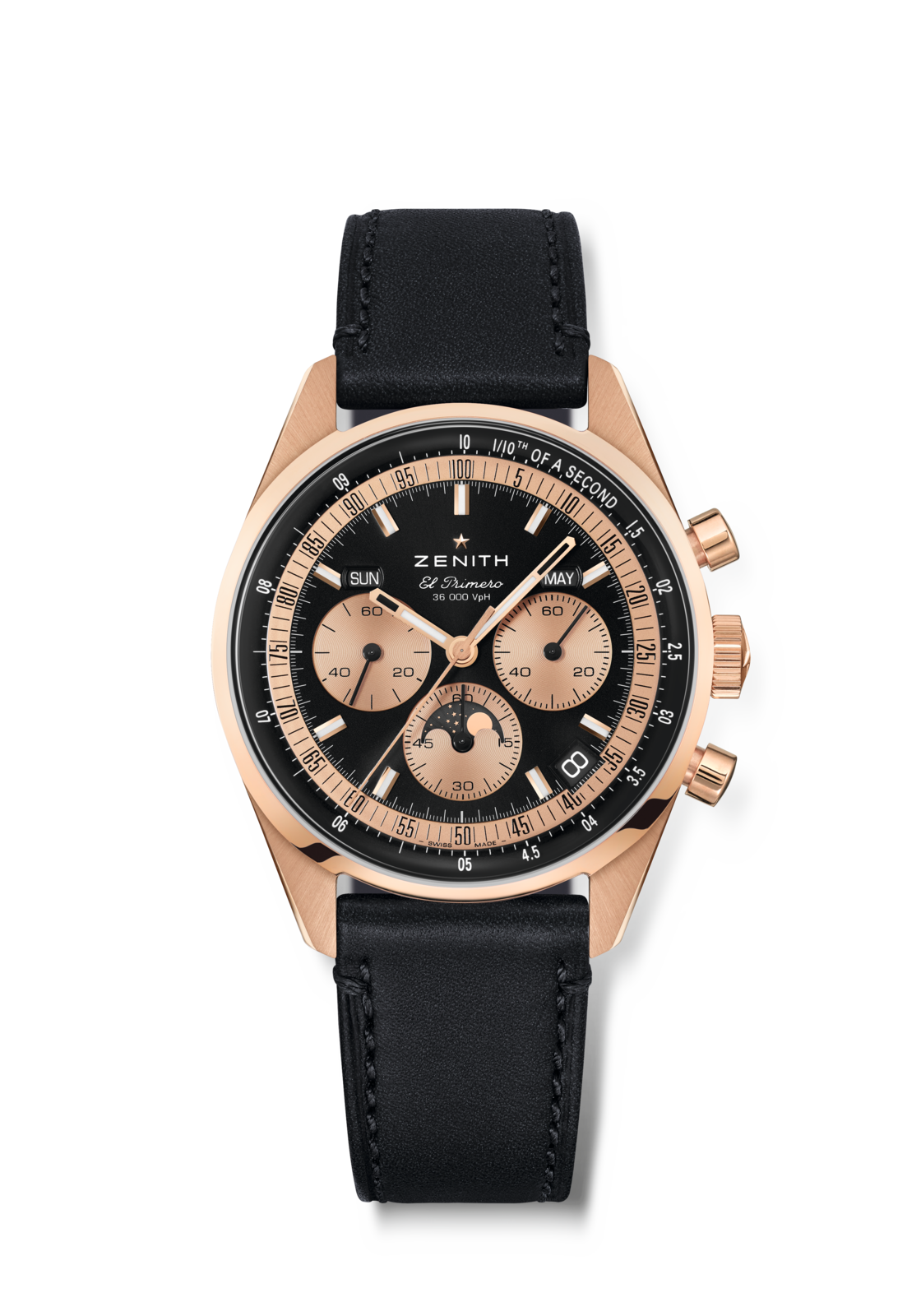 クロノ 1/10 フィギュア セール価格 ZENITH クロノマスター オリジナル トリプルカレンダー - 38.00mm