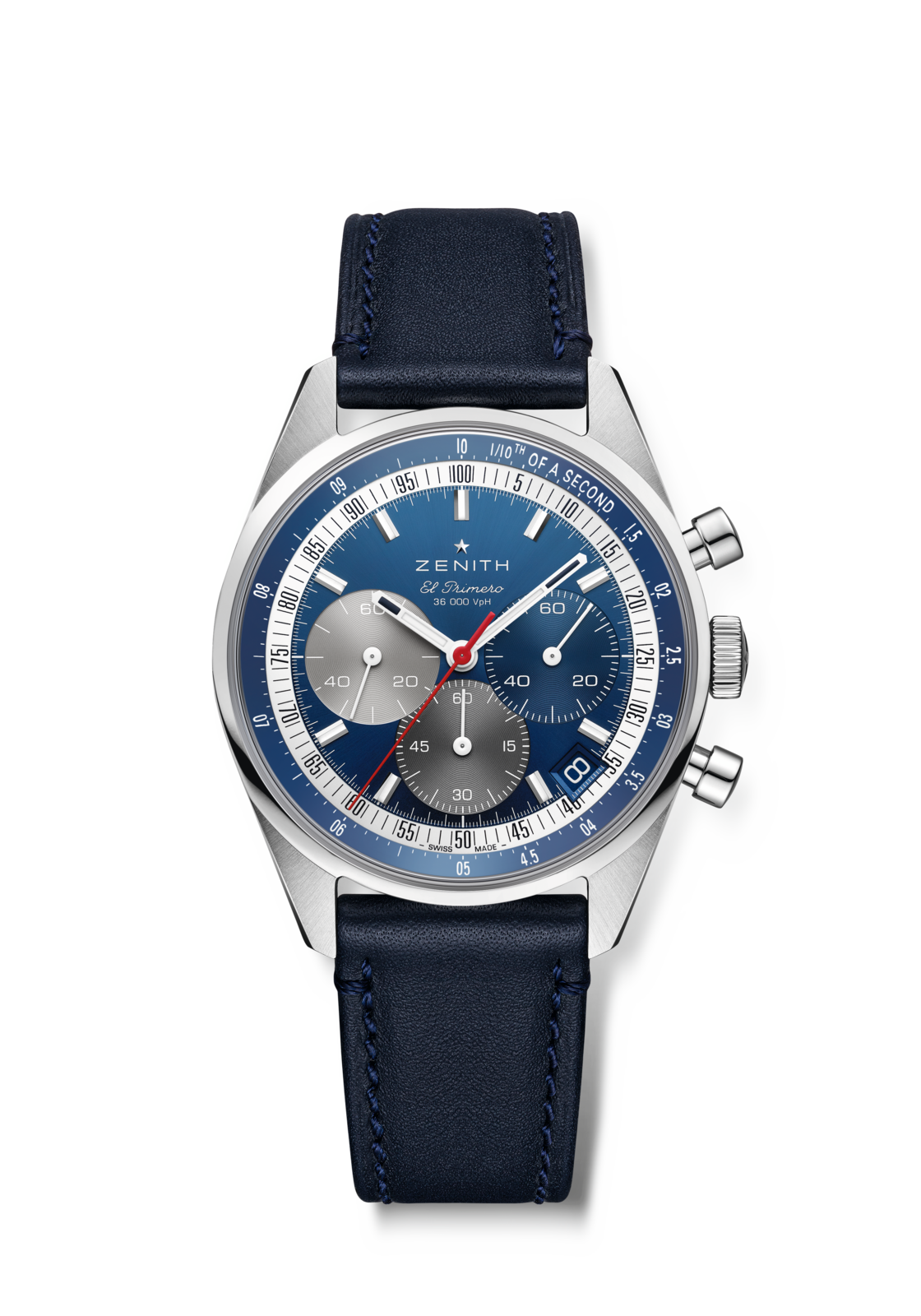 ZENITH クロノマスター オリジナル 1969 - 38.00mm, ステンレススチール