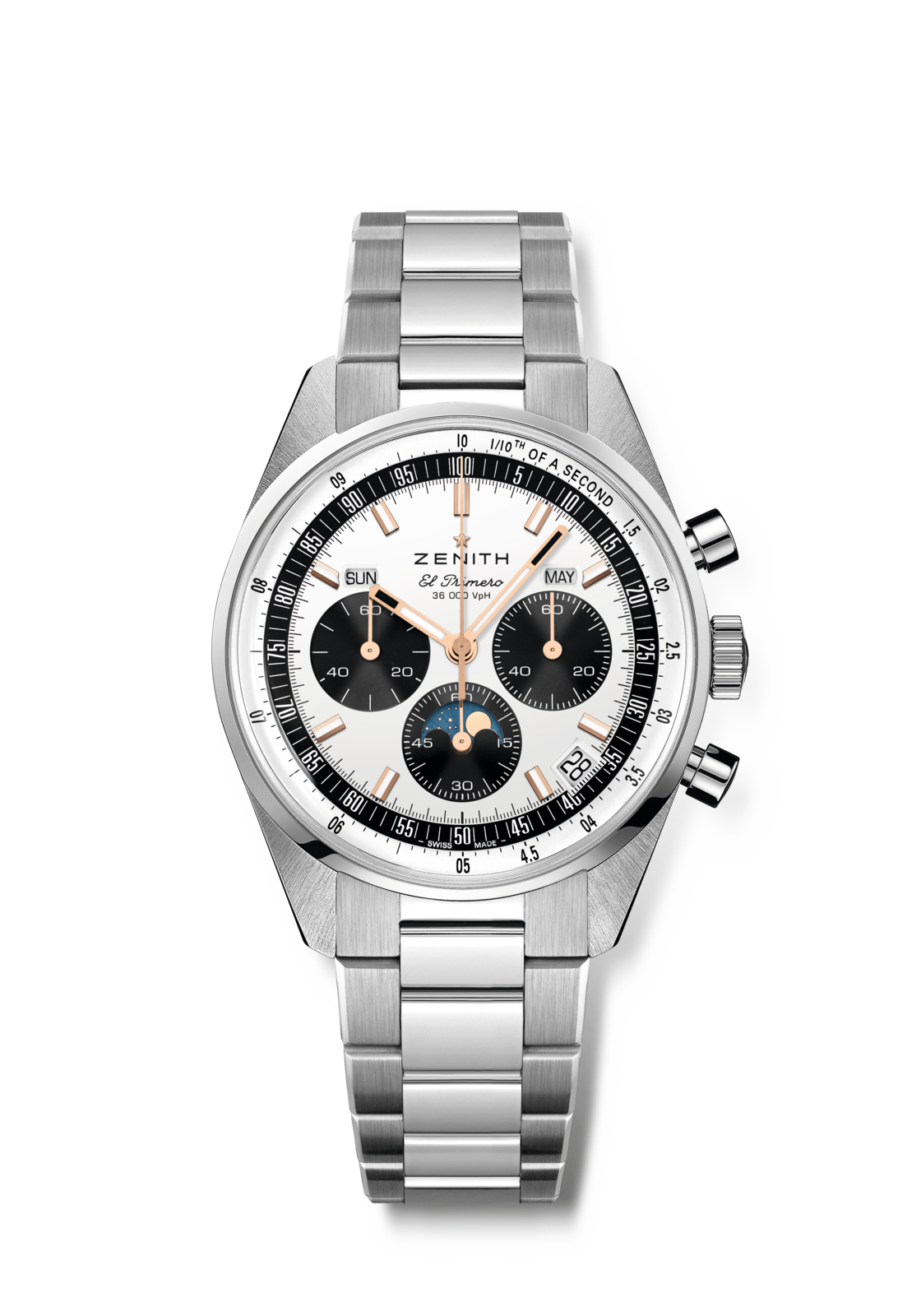 ZENITH CHRONOMASTER ORIGINAL - 38.00mm, Stainless steel