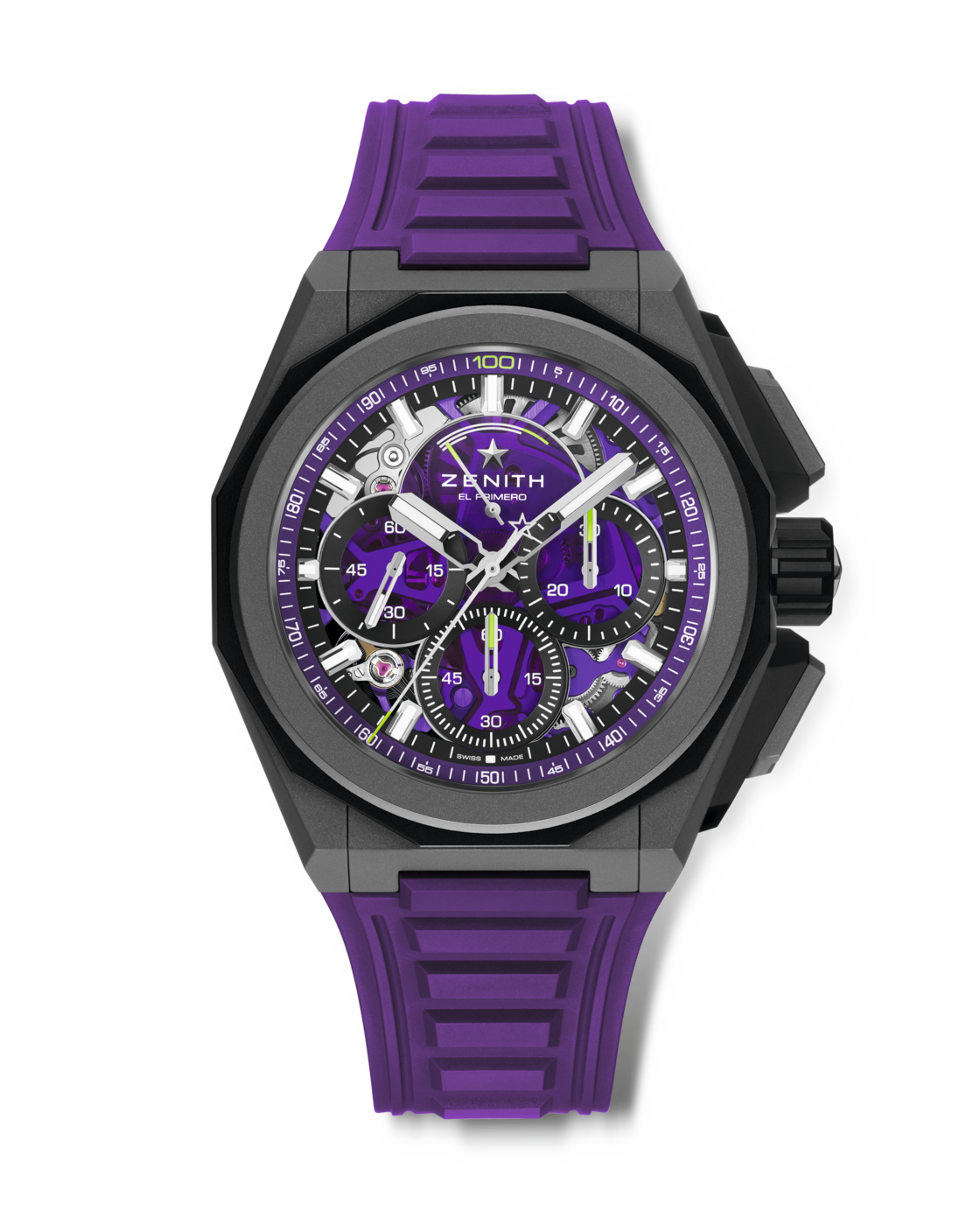ZENITH デファイ エクストリーム - 45.00mm, マイクロブラスト仕上げチタン ZENITH デファイ エクストリーム - 45.00mm, マイクロブラスト仕上げチタン