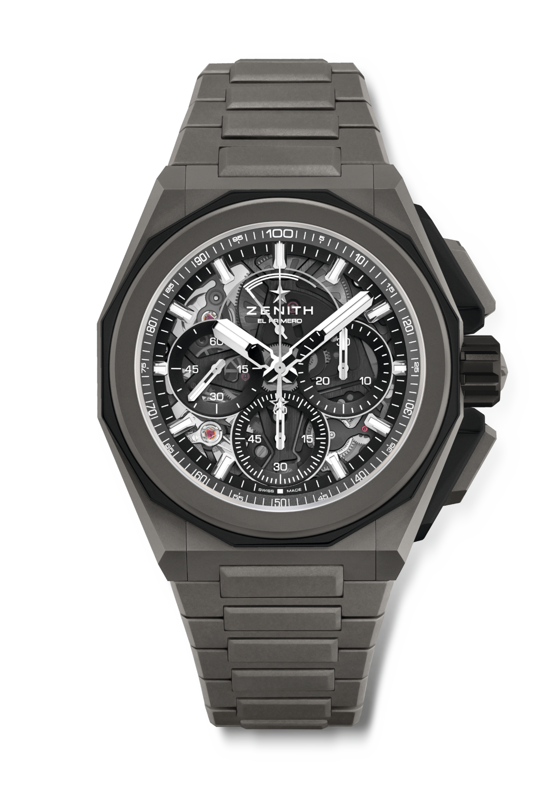 ZENITH デファイ エクストリーム - 45.00mm, マイクロブラスト仕上げチタン ZENITH デファイ エクストリーム - 45.00mm, マイクロブラスト仕上げチタン