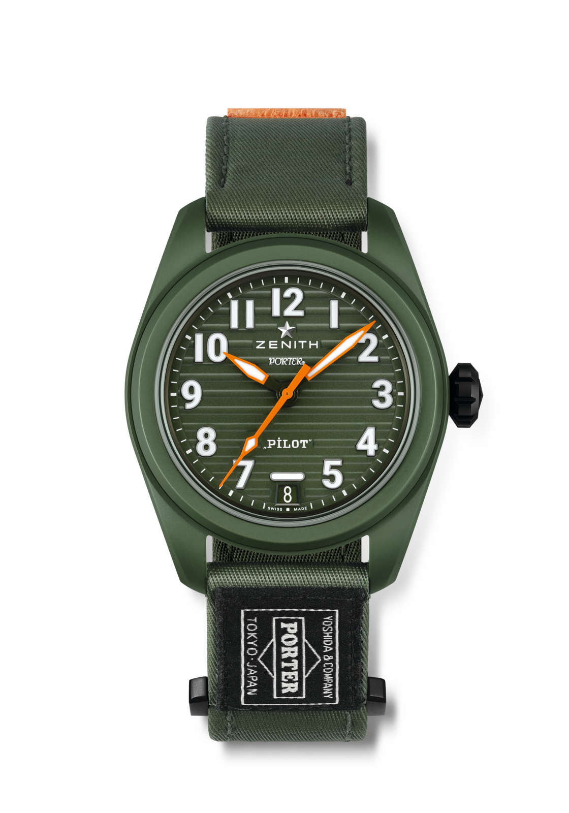 パイロットオートマチック ZENITH パイロット オートマティック - 40.00mm, ステンレススチール