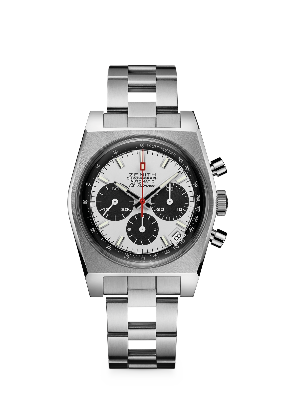 ZENITH CHRONOMASTER REVIVAL SAFARI - 37.00mm, Microblasted titanium ZENITH CHRONOMASTER REVIVAL SAFARI - 37.00mm, Microblasted titanium