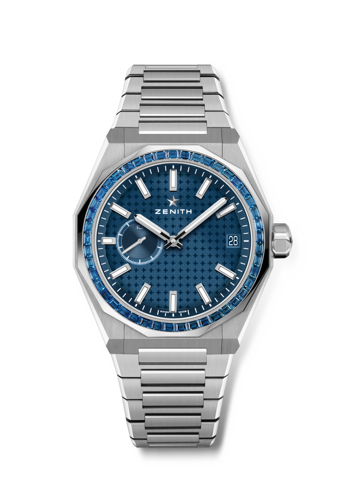 ゼニス公式サイト | デファイ スカイライン ブルーサファイア | Zenith Watches | DEFY Skyline Blue  Sapphire | 16.9300.3620/51.I001 | 169300362051I001 | 1/10秒精度のエル・プリメロ搭載 |  エルプリメロ | スイス高級腕時計ブランド | ゼニス - ZENITH