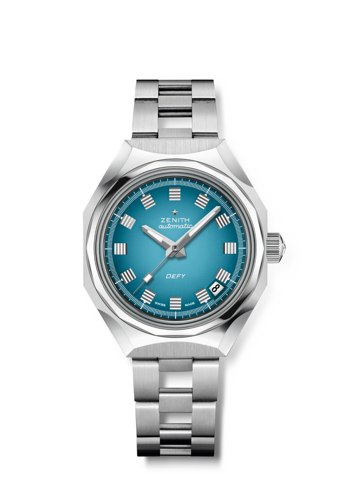 Montre automatique ZENITH DEFY Revival A3690 Boutique Edition en acier avec un cadran bleu ZENITH