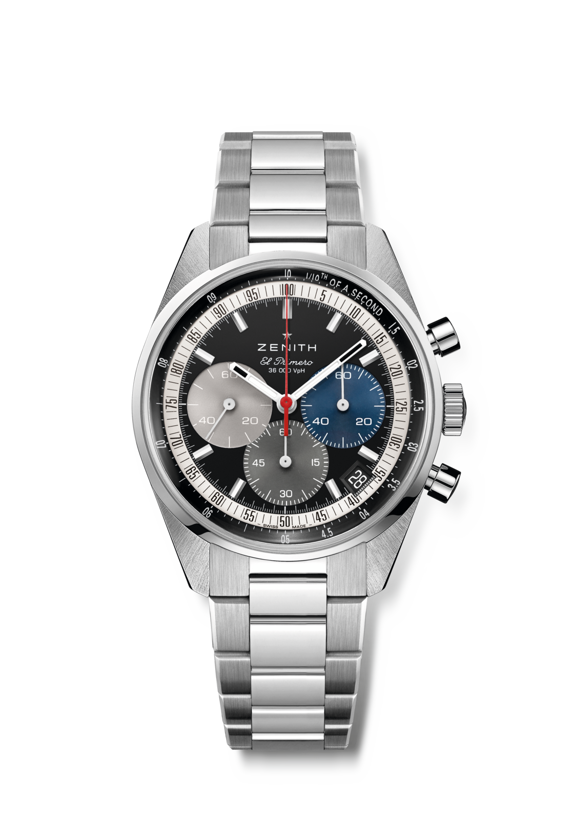 ZENITH CHRONOMASTER Original Steel Tricolour Watch with El Primero 1 ...