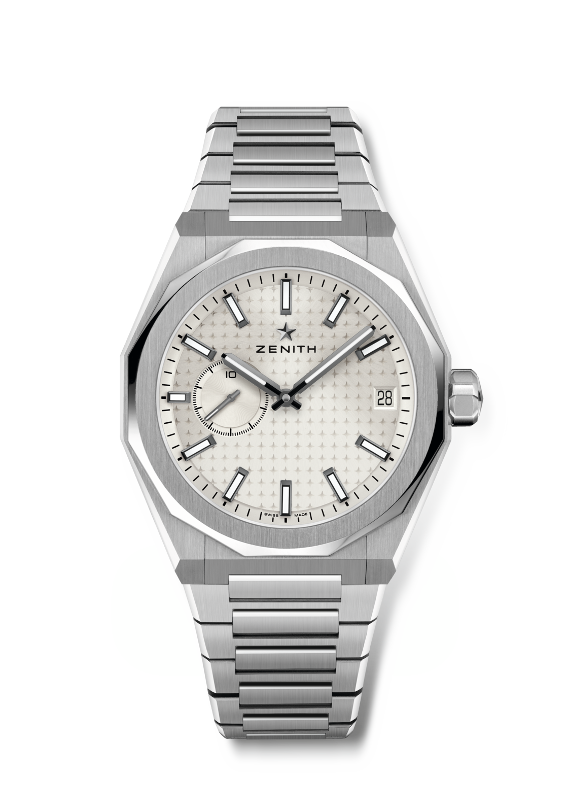 DEFY Skyline 36mm Boutique Edition steel automatic watch with ice 
